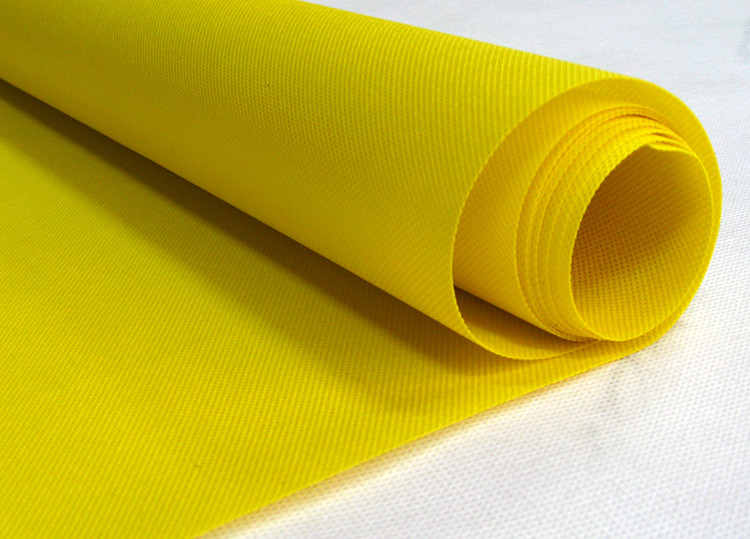 Materiale non tessuto non tessuto standard del polipropilene di giallo del tessuto di Tex - di Oeko Spunbond