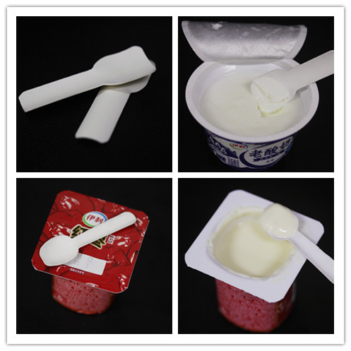 170 pezzi di Min Disposable Cutlery Making Machine del cucchiaio di carta del yogurt che fa macchina